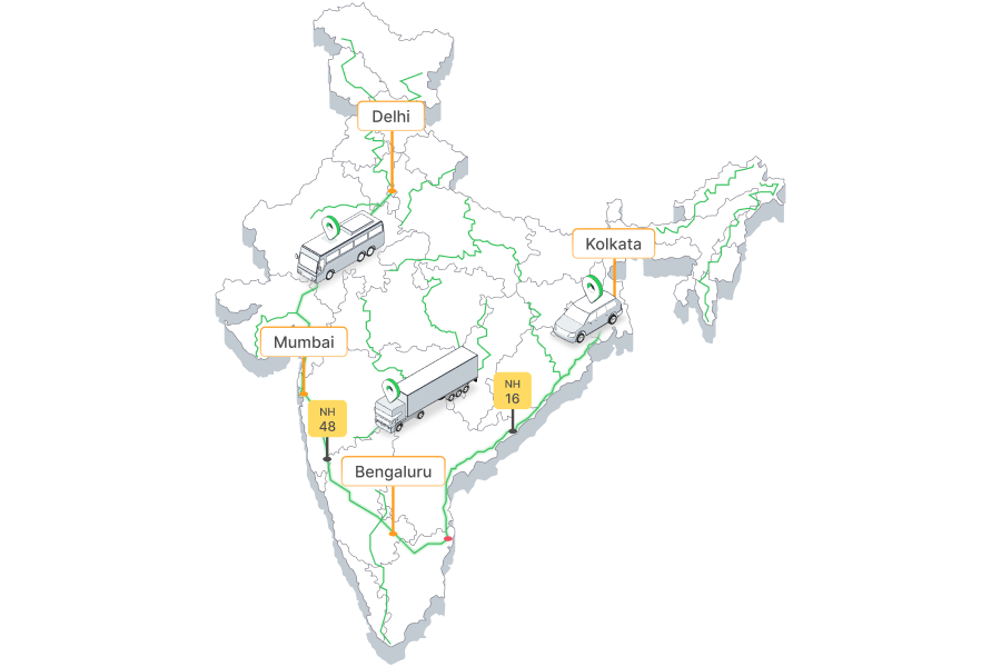 GPS fleet tracking in India