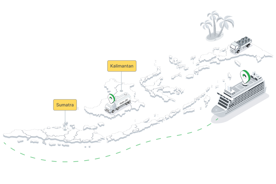 GPS fleet tracking in Indonesia