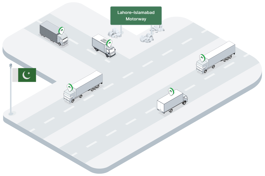 GPS fleet tracking in Pakistan
