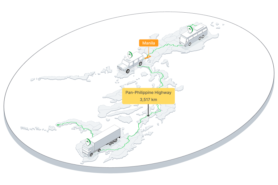 GPS fleet tracking in Philippines