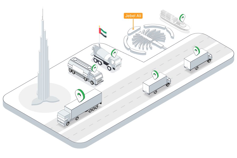 GPS fleet tracking in UAE